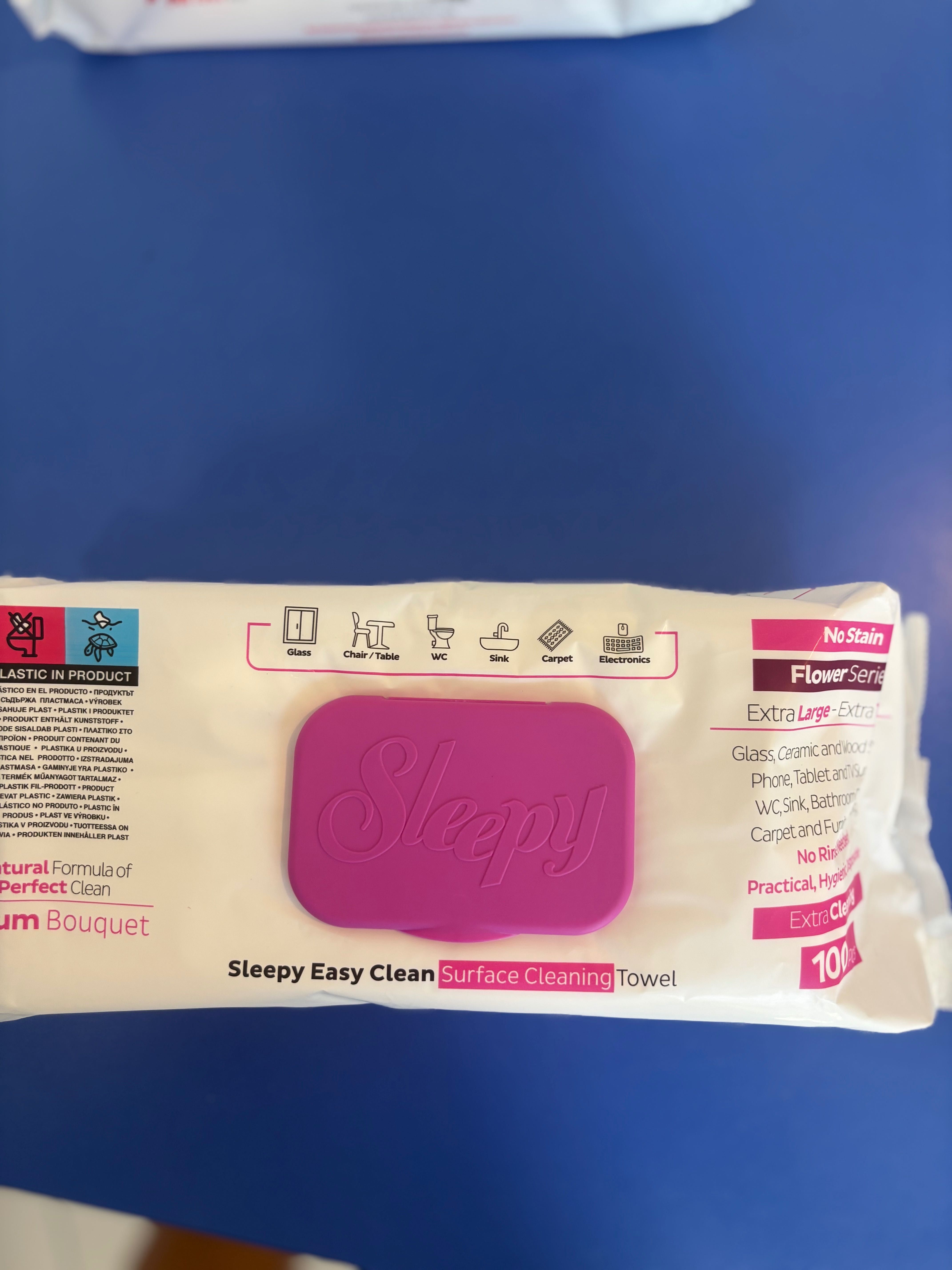 Мокри кърпи Sleepy Easy Clean – 100 бр. за повърхности