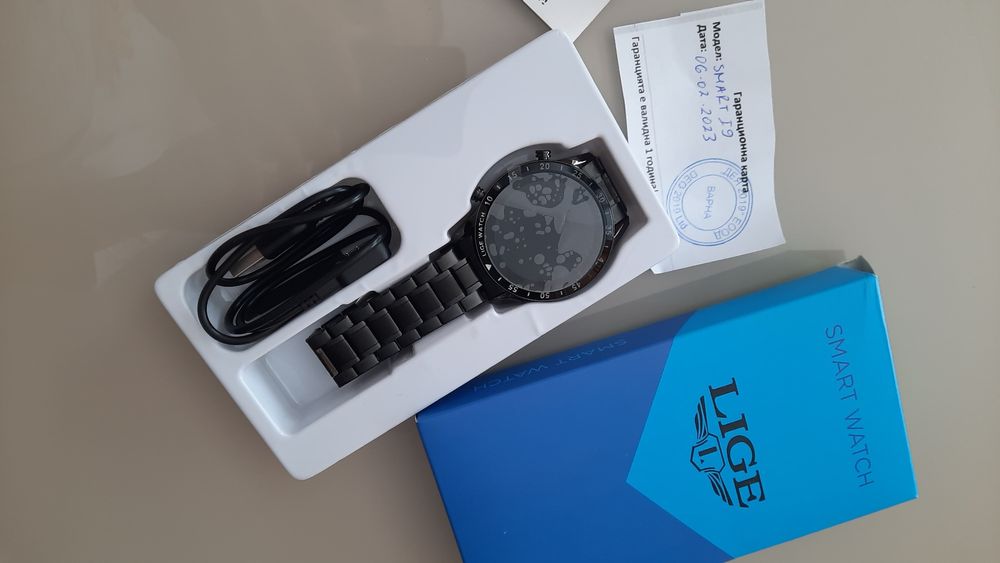 Мъжки часовник Lige smart watch с 1г.гаранция