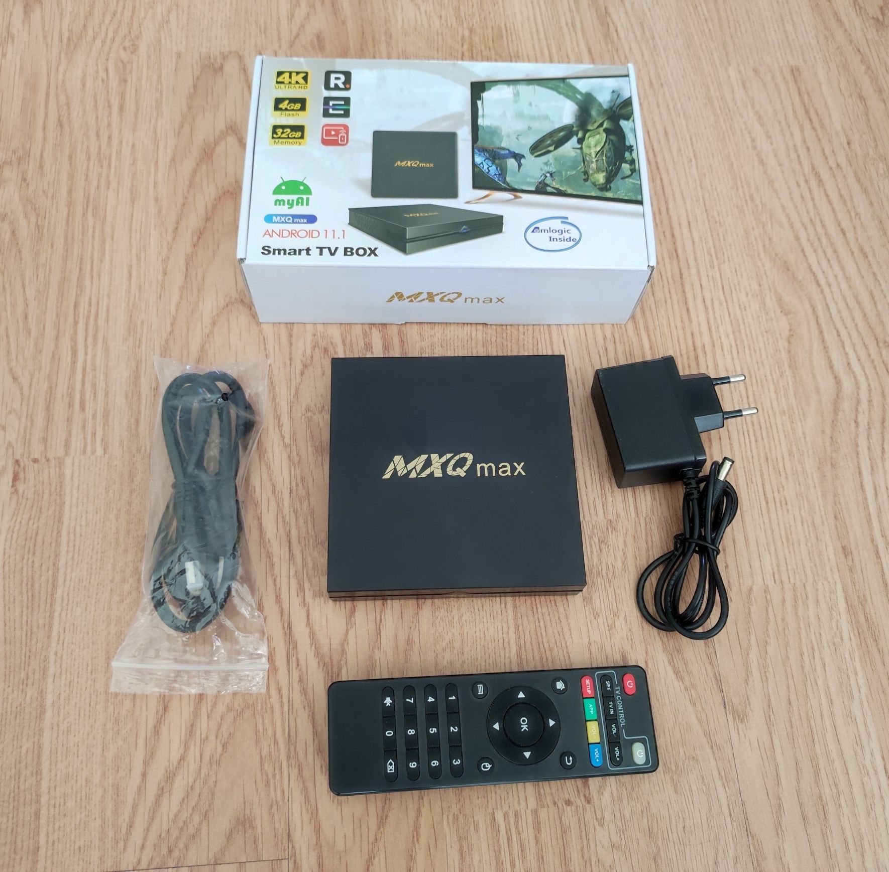 TV Box  MXQ MAX - 4GB RAM/32GB 4 ядрен, Android 11.1