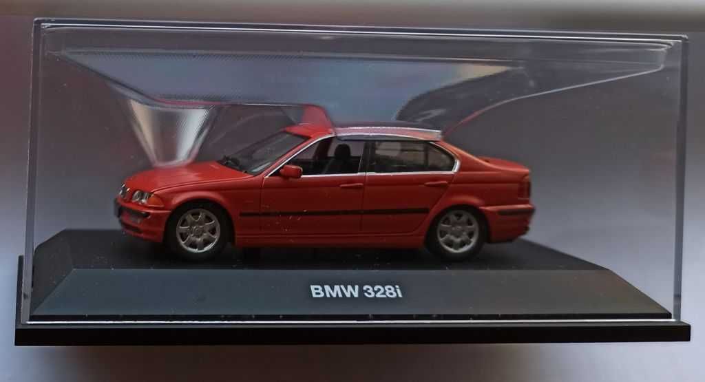 Macheta BMW 328i E46 Sedan 4 usi rosu - Schuco 1/43