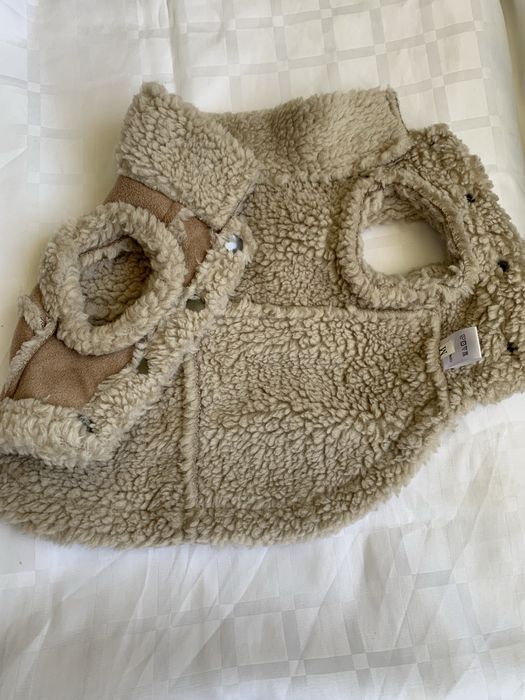 Комплект топъл елек и ботушки за кучета