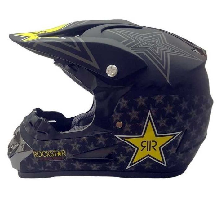 Кросова каска ROCKSTAR, Full Face, DOT, Размер: S/M - Вело, Мото, ATB