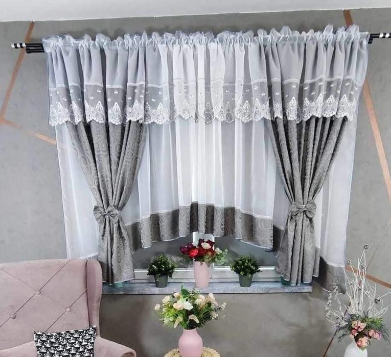 Set perdea plus draperie