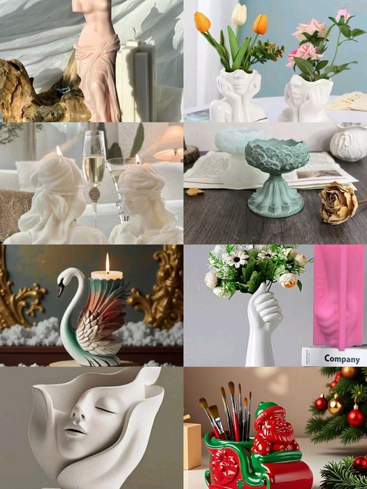 Силиконови молдове различни видове за Свети Валентин, 8 март, Великден