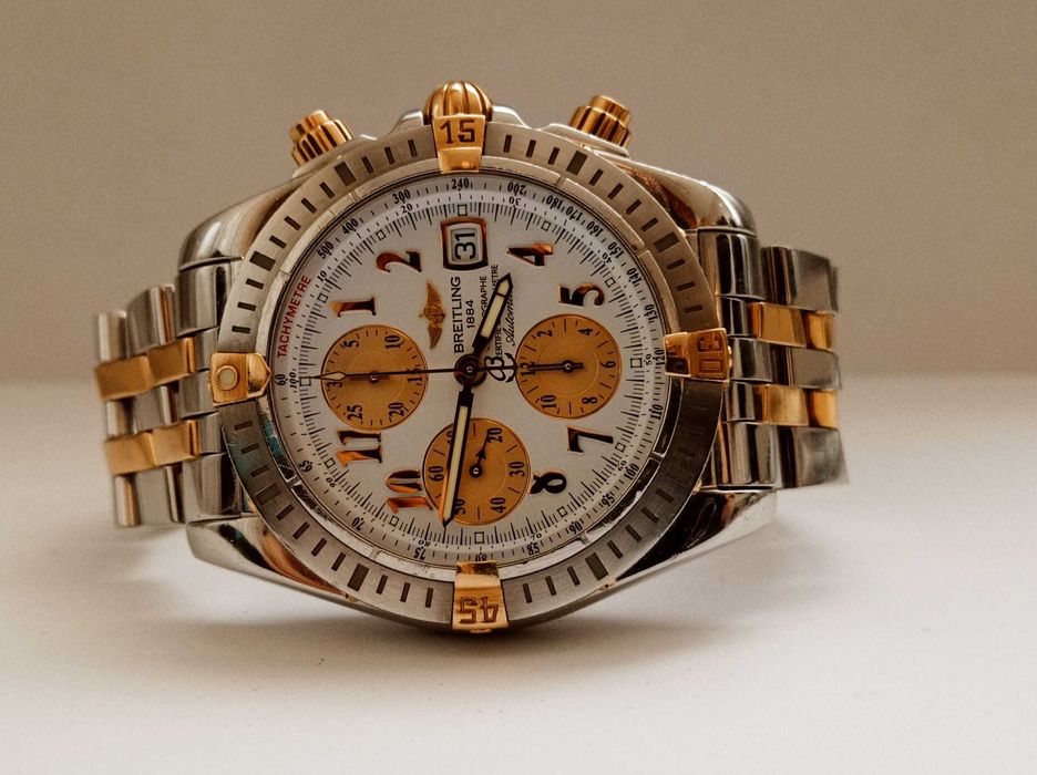 Breitling Chronomat Evolution 44mm 18ct gold/steel