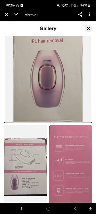 Aparat epilat IPL laser