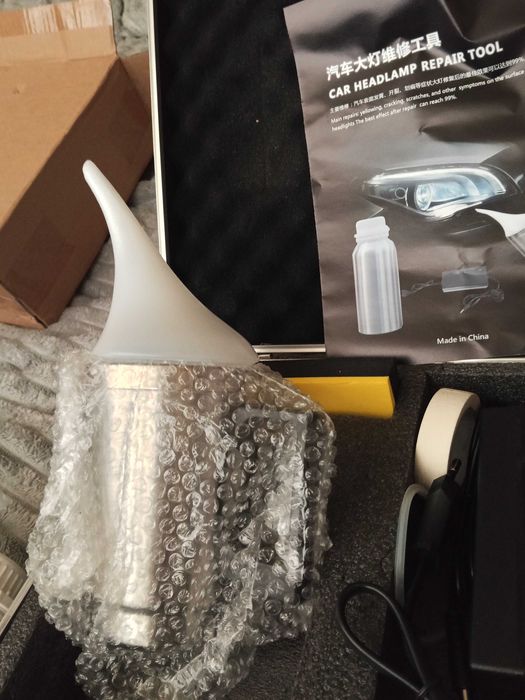 Набор для химической поливки фар востонавливает блеск