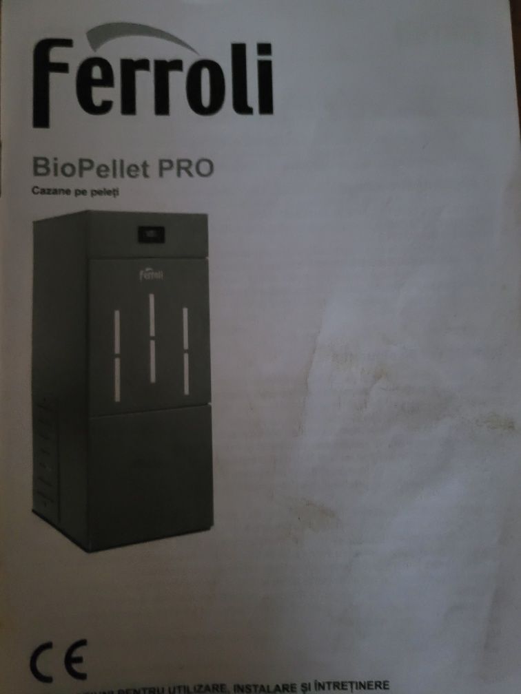 Vând centrala peleți Ferroli BioPellet PRO