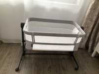 Patut co-sleeper kinderkraft neste up 2 gri