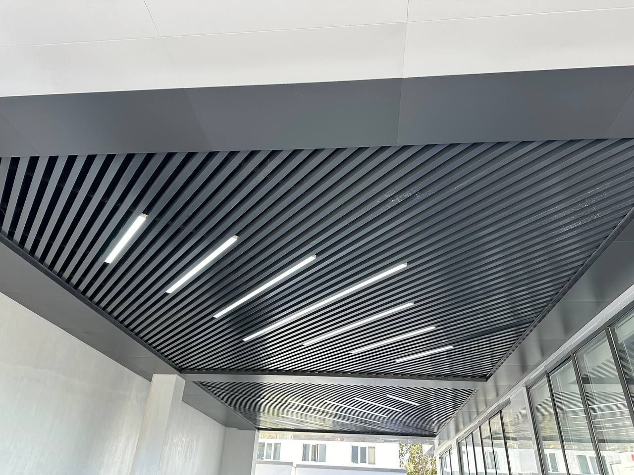 Armstrong grilyato led panel, армстронг, грильято, реечный