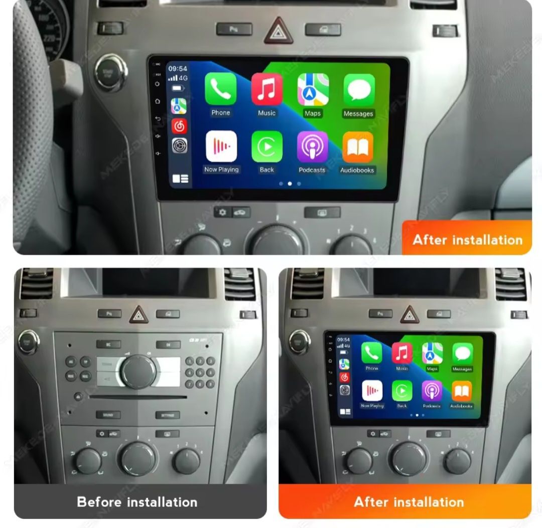 9" МУЛТИМЕДИЯ ЗА OPEL С GPS CarPlay Android Auto