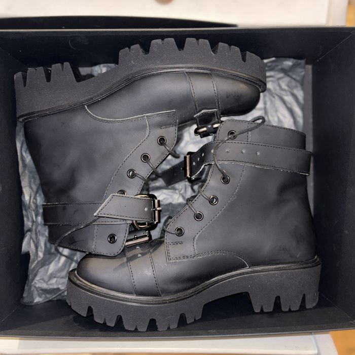 Bocanci Moja Baby Combat Matte Piele