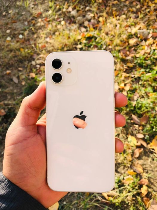 Iphone 12 128gb rangi oq holati ideal hamma joyi radnoy ios 26.0.1