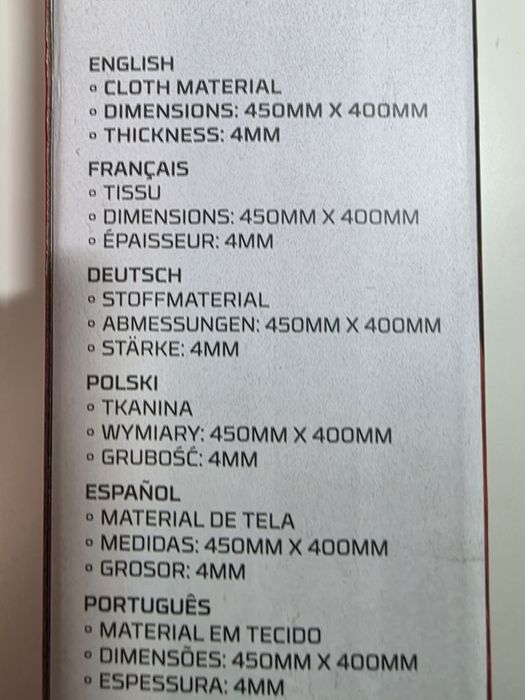 Mouse pad hyperx fury s