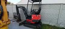 Vminiexcavator eurocomach 2000 kg din 2018
