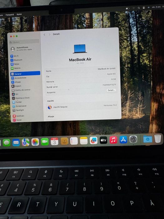 Vand macbook Air 2022