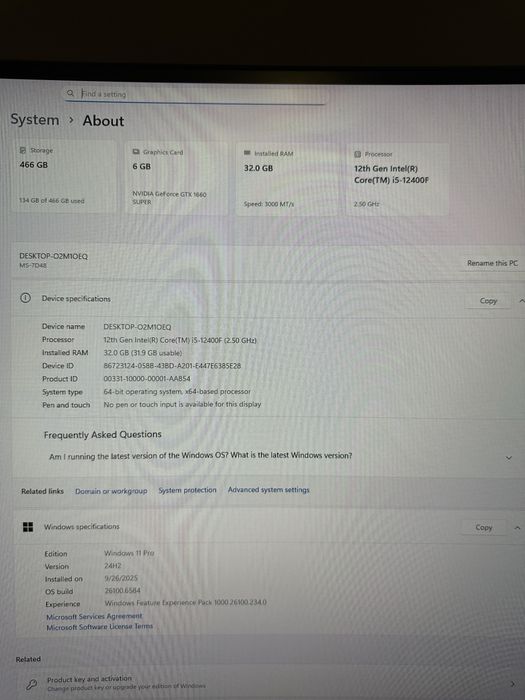 Kit PC Gaming i5 12400f GTX 1660S 6GB SSD 500 32GB DDR4