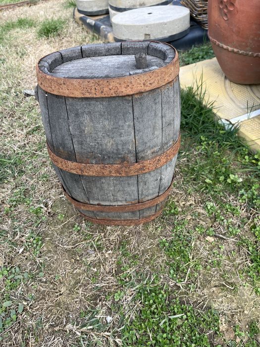 Дървено буре за декорация