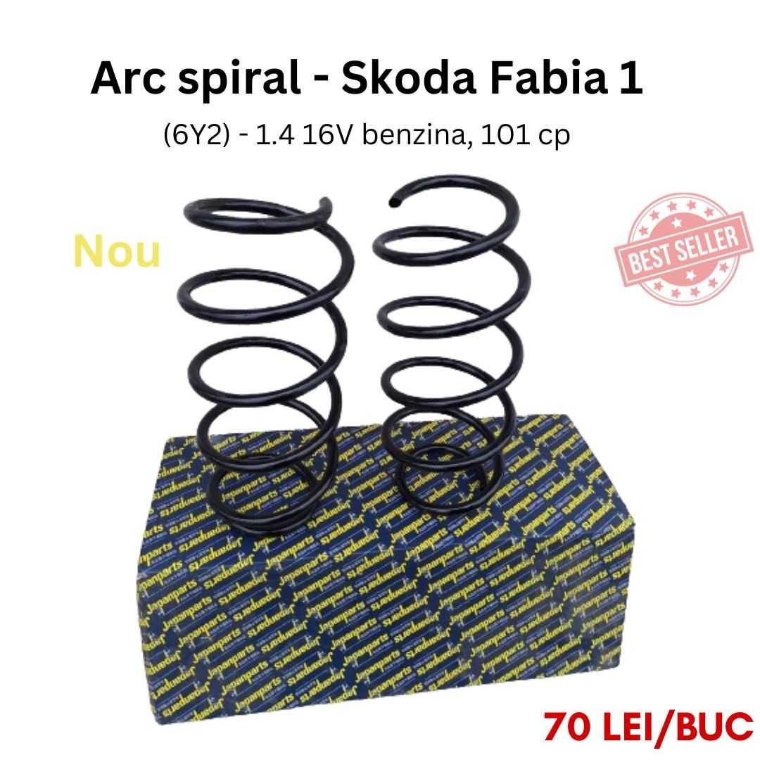 Arc spiral - Skoda Fabia 1 (6y2) - 1.4 16V benzina, 101 cp