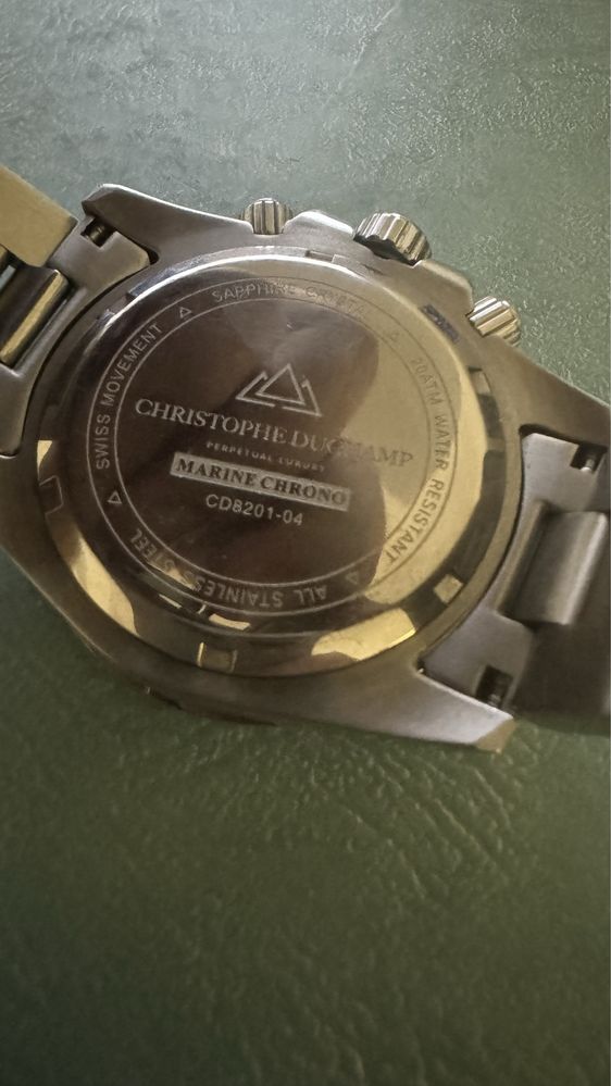Часовник Christoph Duchamp Marine chrono green