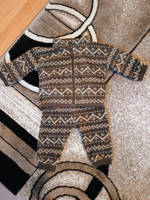 Compleu fleece, bluza și pantaloni H&M, m 68