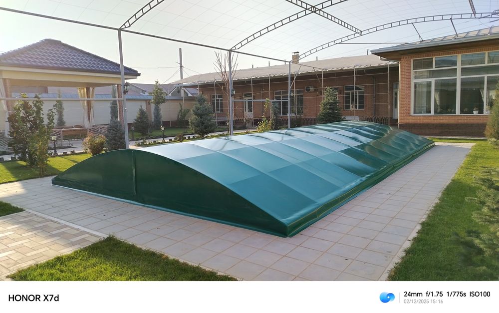 Баннер банер бассейн салафан капсула установка басен