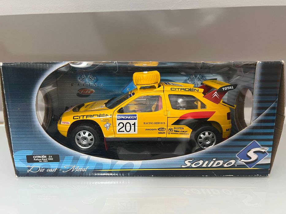 Macheta Auto 1/18 Solido Citroen ZX Rallye Raid 1992