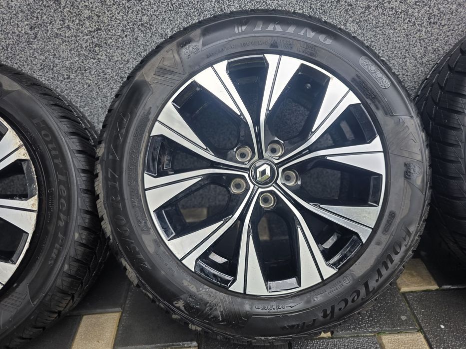Set iarna jante Renault Arkana/Captur, R17,7J, Et35, bicolor, anvelope