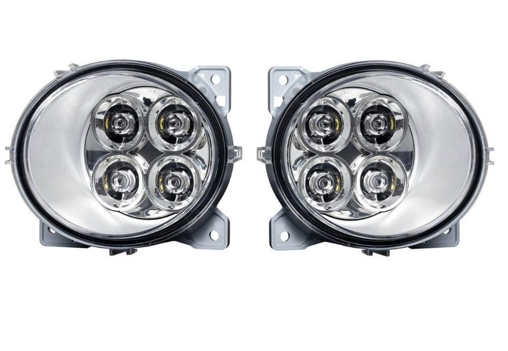 К-кт лед led диодни светлини фар за Скания п г р т Scania p g r t 04+