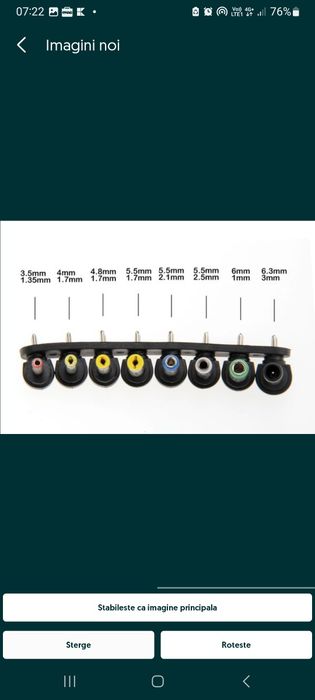 Incarcator universal pentru laptop, priza 220v, nou