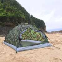 Камуфлажна палатка за къмпинг от непромокаем полиестер
