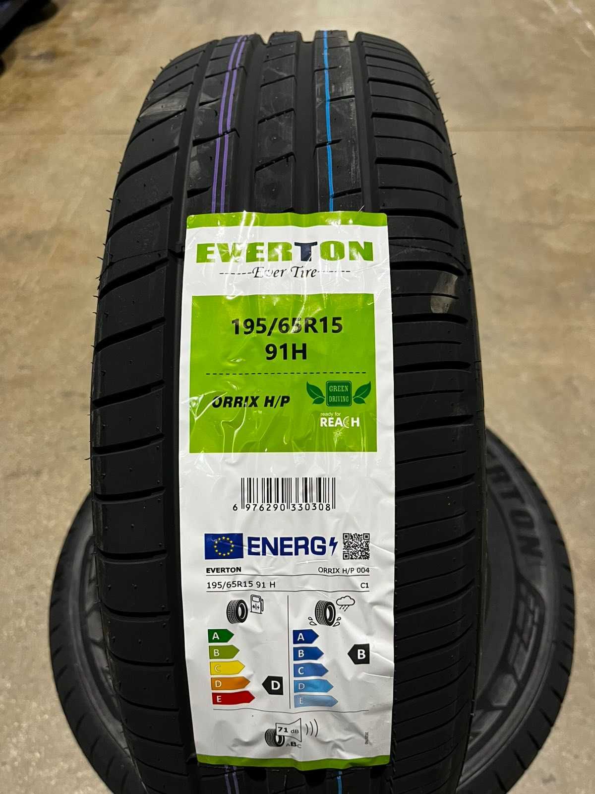 195/65/15 Нови летни гуми EVERTON ORRIX H/P 195/65R15 91H