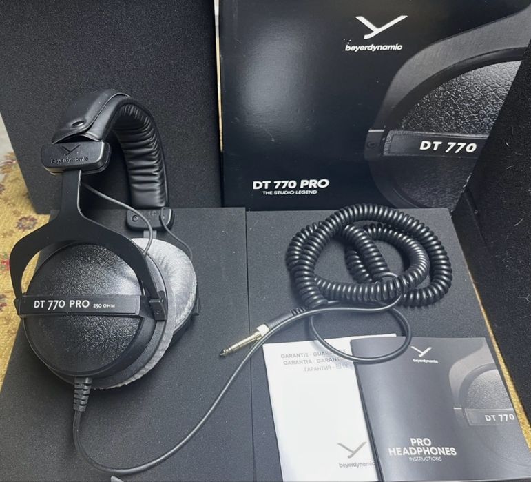 студийные наушники dt 770 pro ( 250 ohm)