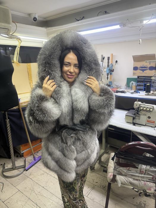 Haina din blana naturala calitate premium