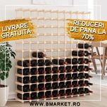 Raft de vin/suport sticle vin pentru 120 sticle 112,5x23x123,5 cm