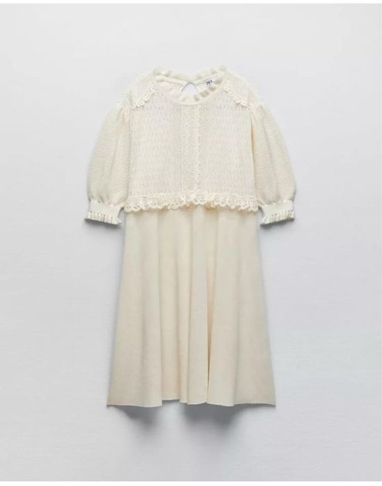 Rochie broderie Zara marime S M L