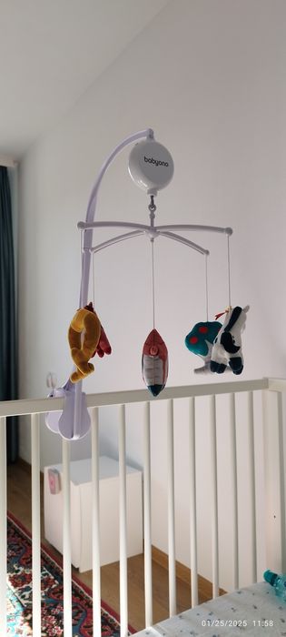 Carusel muzical pentru patut Babyono Horses