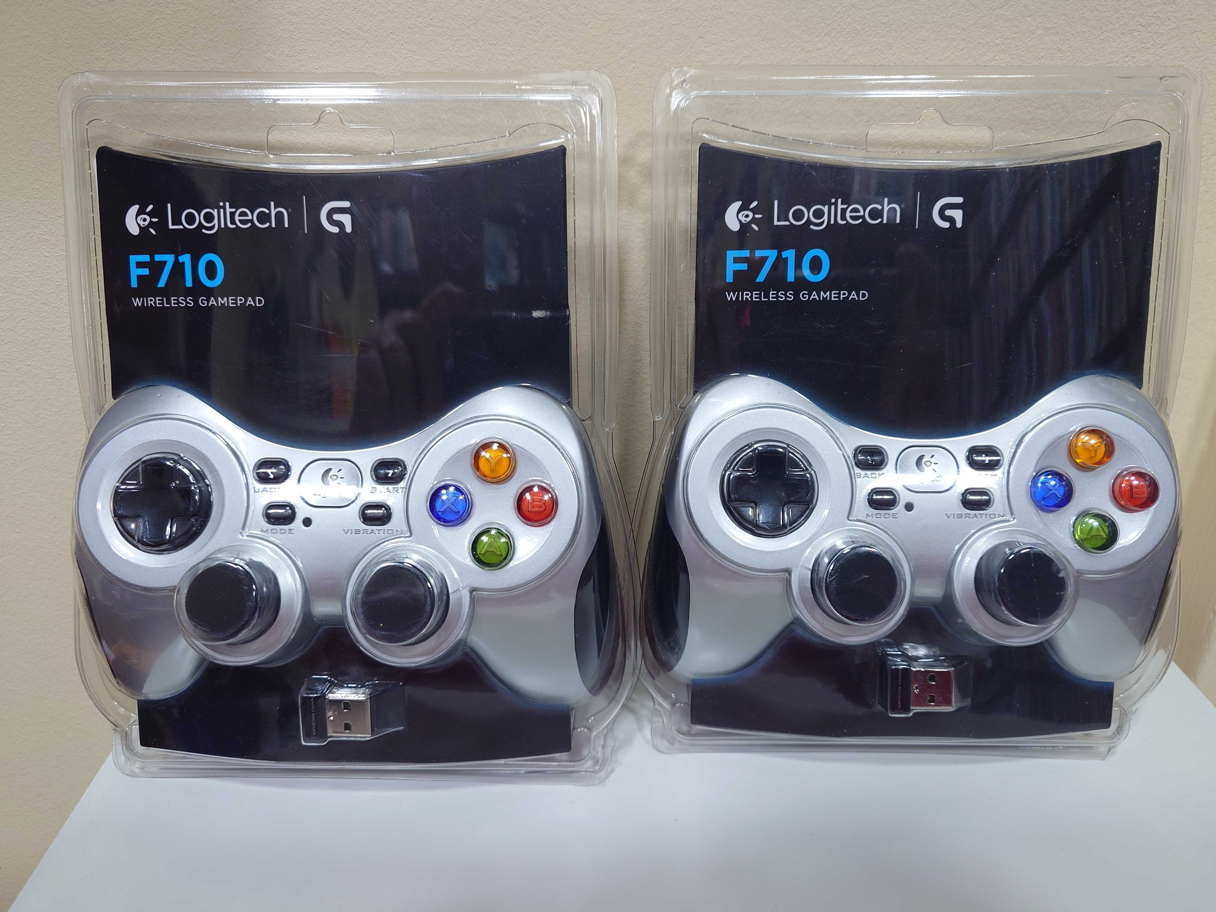 Controller wireless Logitech F710, compatibil PC si Smart TV