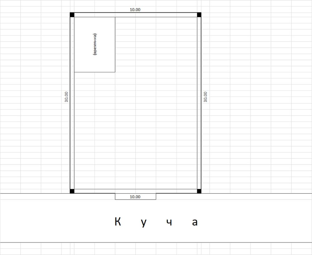 Продается земля 3 сотки, Тузель. Фасад - 10 метров, Длинна - 30 метров