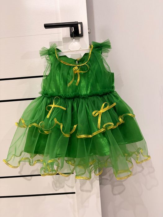 Новогоднее платье, платье ёлочка для девочки