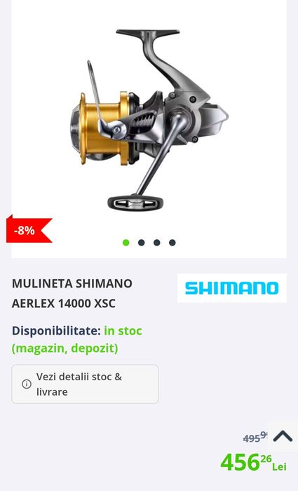 Mulineta Shimano Aerlex 14000 XSC