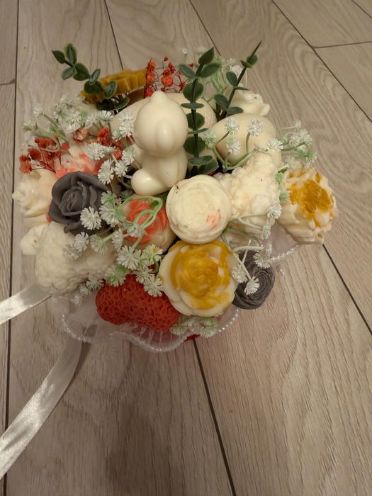 Buchet din ceara de soia