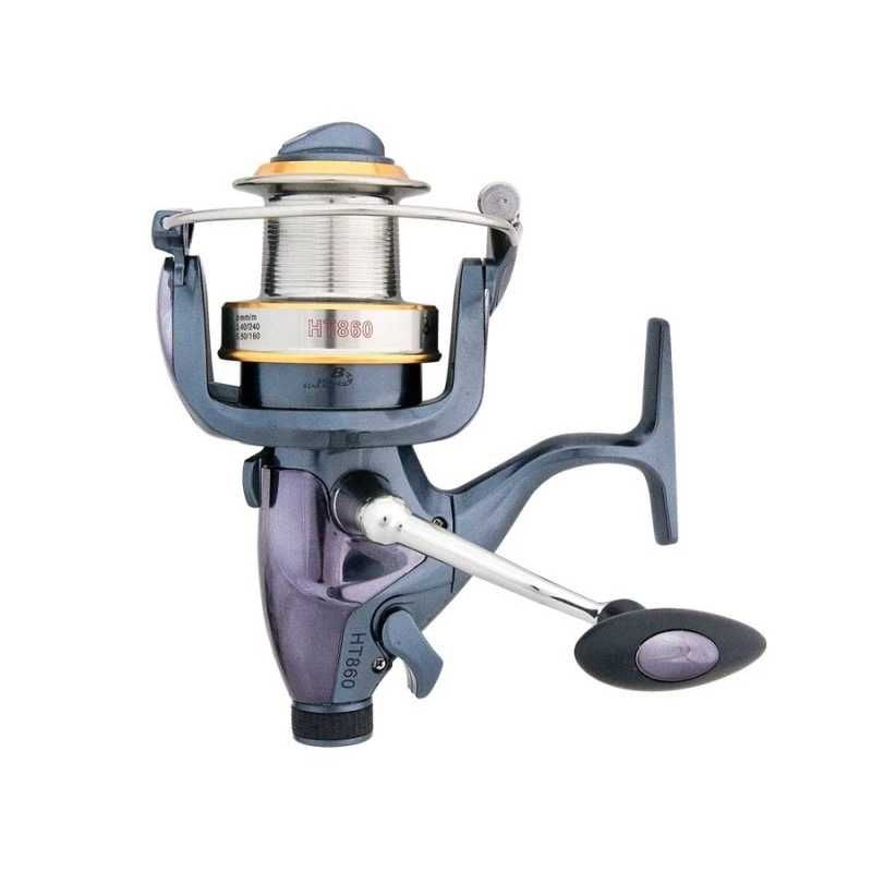 Mulineta Baracuda HT860 cu tambur long cast pentru pescuit la Crap