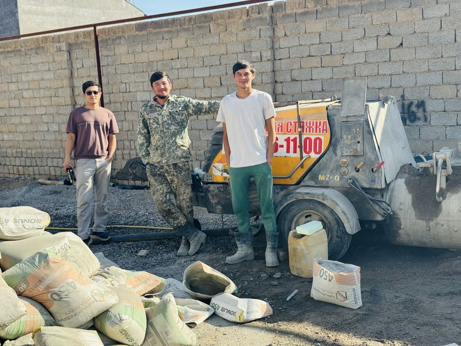 Пол сухой стяжка хизмати