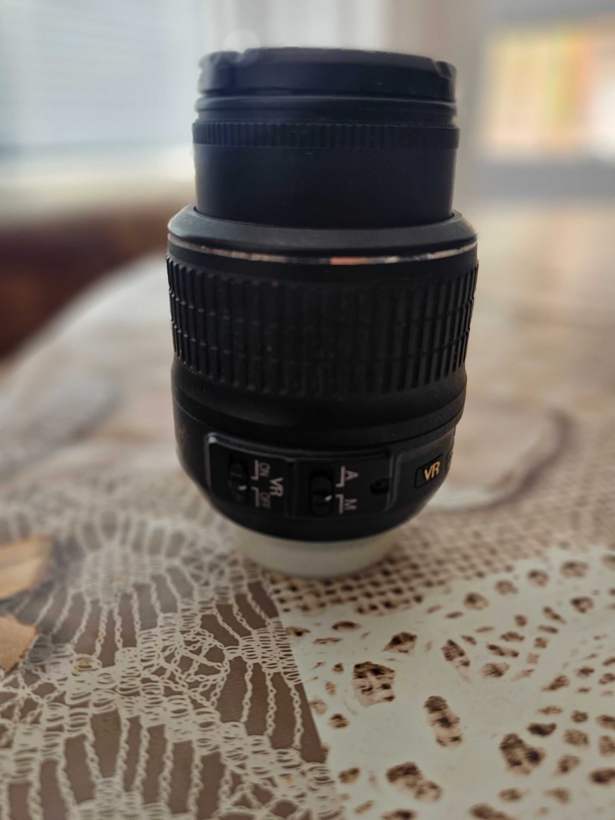 Обектив nikon dx swm vr aspherical 0.28m 0.92ft 18-55mm