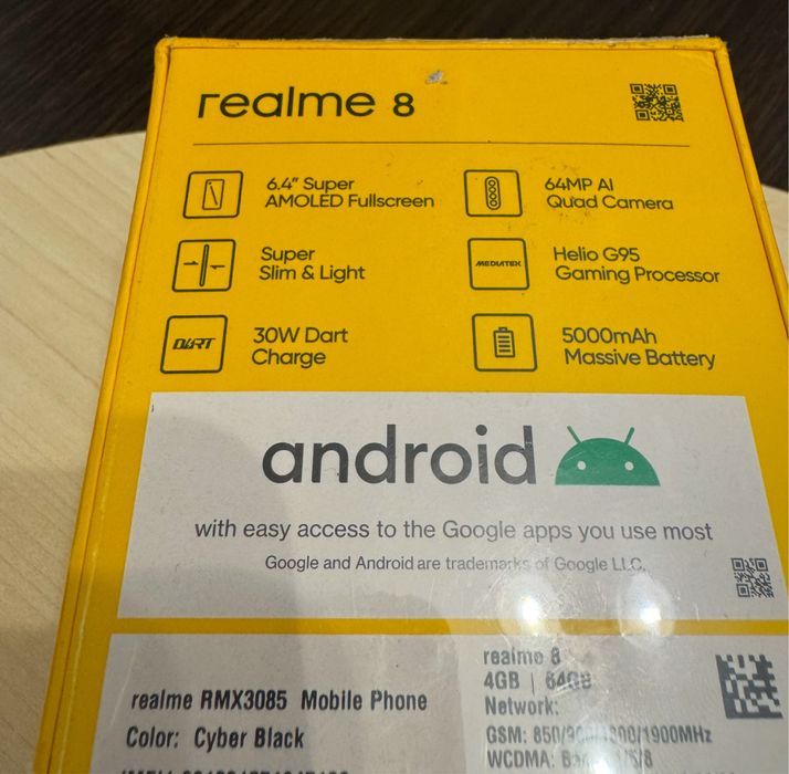 Telefon Mobil Realme 8 Sigilat!
