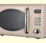 Нова микровълнова фурна Fram FMW-20DGCR, 20 л, 700W Grill 800W  крем