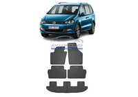 Гумени стелки зa VW Sharan 2, 2010-2022г., предна и задна част, Frogum