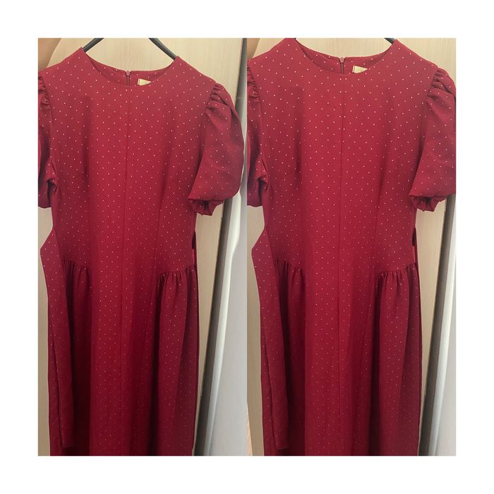 Платья бордовый длинный