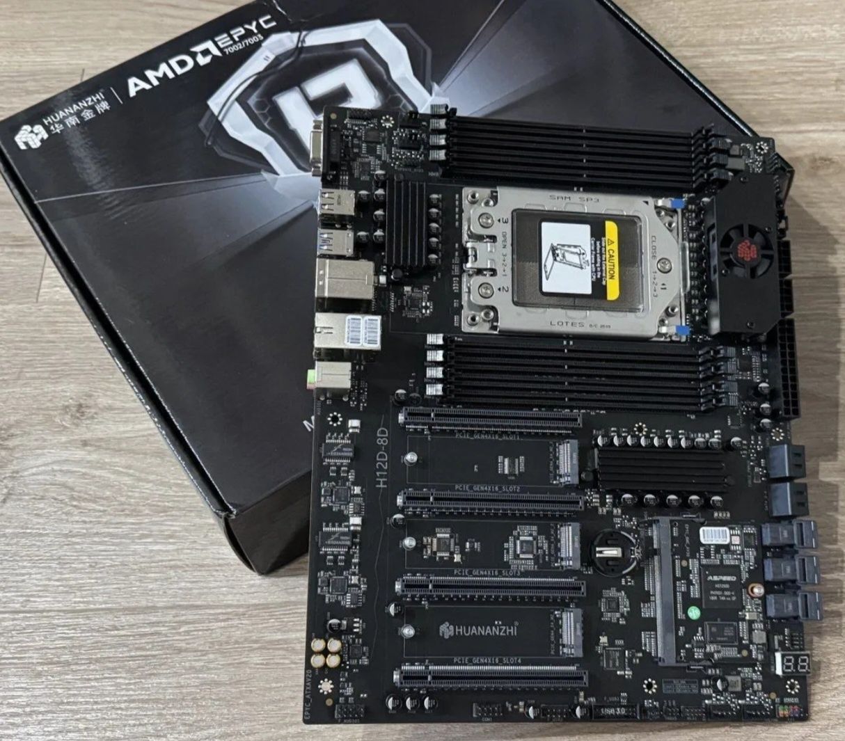 Huananzhi H12D-8D Epyc SP3 PCIe 4.0 Ipmi